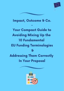 EU funding key terminologies guidance booklet