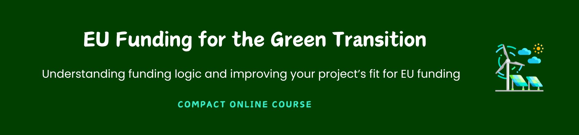 EU funding for green transition projects course